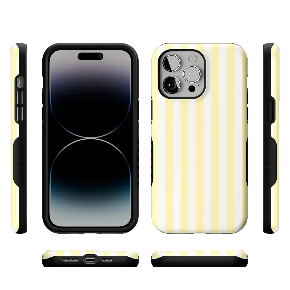 Butter Yellow Stripes | Sunday Best Case - Bansusa