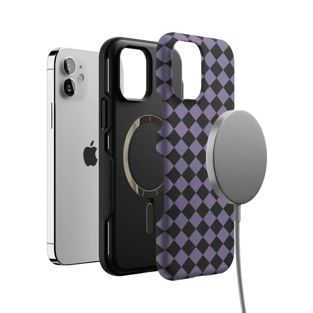 Midnight Hex | Purple Checkered Case - Bansusa