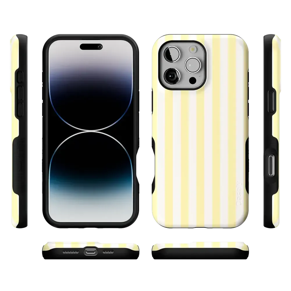 Butter Yellow Stripes | Sunday Best Case - Bansusa