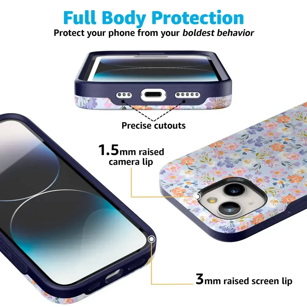 Poppy Meadows | Pastel Floral Case - Bansusa